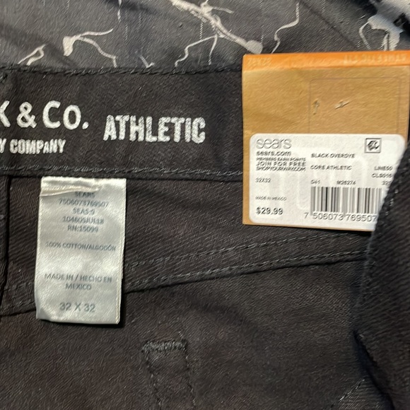 Black Athletic Fit Jeans - Picture 2 of 2